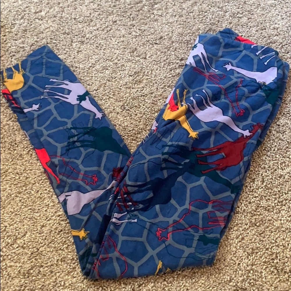 Lula Roe Giraffe leggings